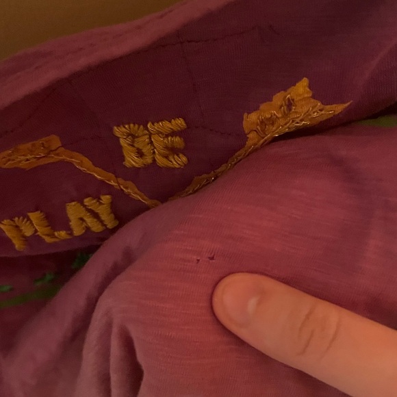 Double D Ranch Dip Dye Sequined Embroidered Drape Neck Sleeveless Top - Picture 9 of 9